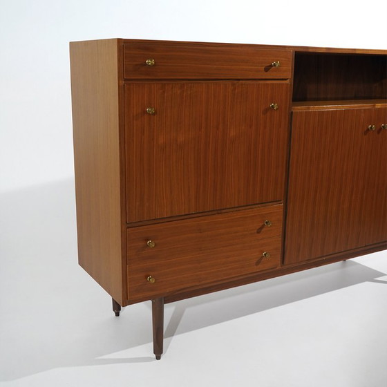 Wooden Sideboard With Integrated Bar, 1960s (photo 9 of 15)
