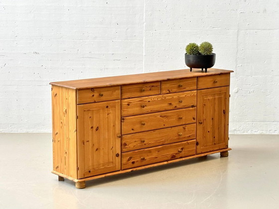Image 1 of Elegant sideboard made of pine wood, Switzerland, 1990s