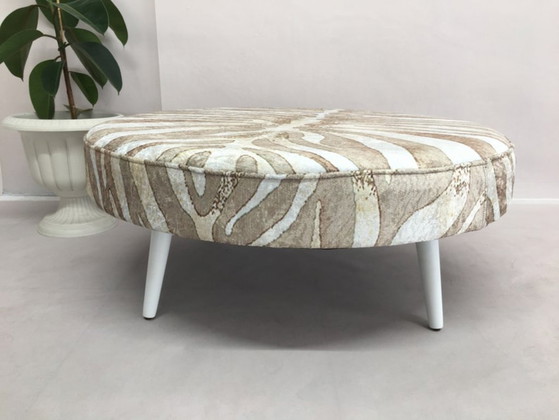 Image 1 of Tavolino da caffè, tavolo da lavoro in legno, tavolo resistente, pouf imbottito, panca Zebra, tavolo retrò (36 x 90 cm)