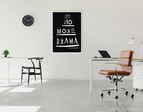 No More Drama - quote by Jean-Michel Basquiat - Poster 50 x 70 cm – Paper (photo 10 of 10)