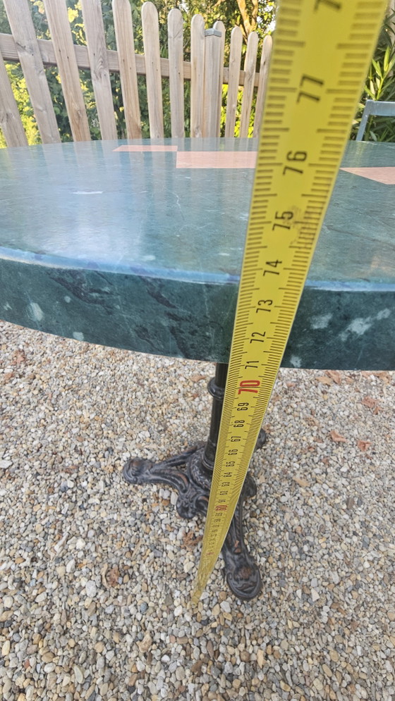 1980s Bar Table with Cast Iron Base – sm France rochefort, Metal (photo 7 of 8)
