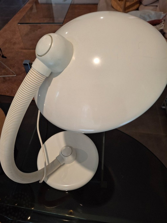 Space Age Hustadt Leuchten Bureaulamp V3928/01 – Duitsland, jaren 70/80 – B-Leuchten, Tafellampen, Metal (photo 6 of 6)