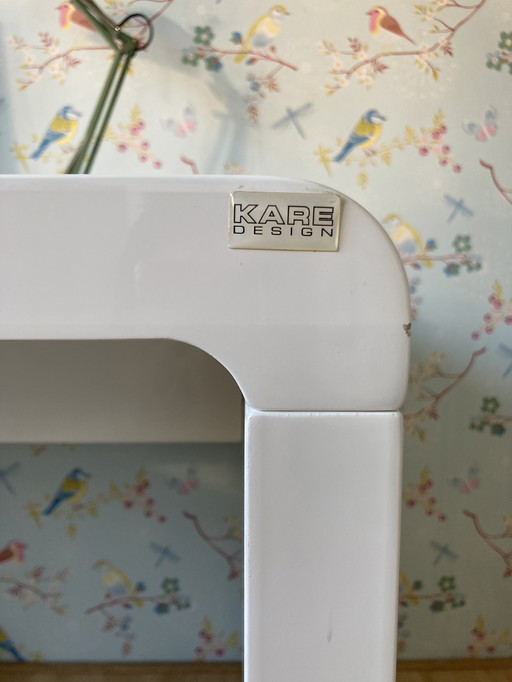 Bureau Kare Design blanc brillant