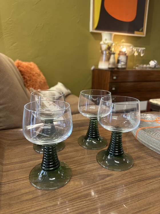 Image 1 of 4 Rummer wijnglazen