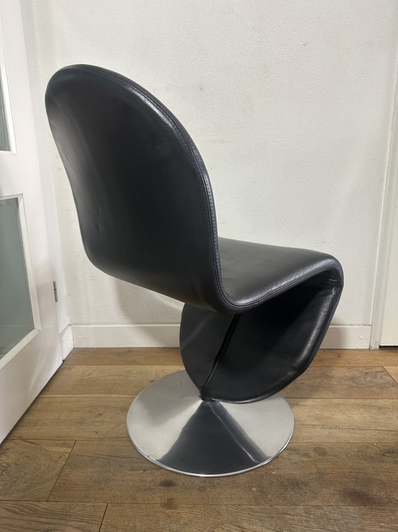 Set unico di 5 sedie da pranzo "System 1-2-3" di Verner Panton – Originali anni '70 di Fritz Hansen (photo 11 of 13)