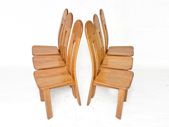 Image 1 of dining room chairs De Puydt 6 pieces