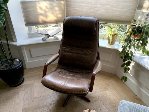 Berg Furniture Denmark, recliner with footstool