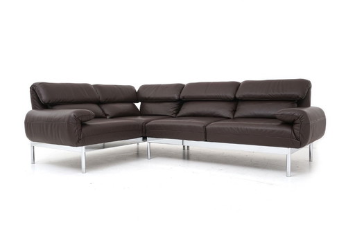 Canapé d'angle Rolf Benz Plura 380 Relax en cuir