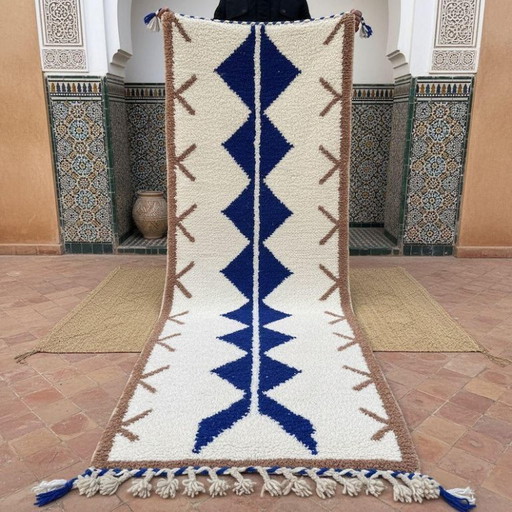 Tapis AZILAL traditienel en laine 250cmx100cm