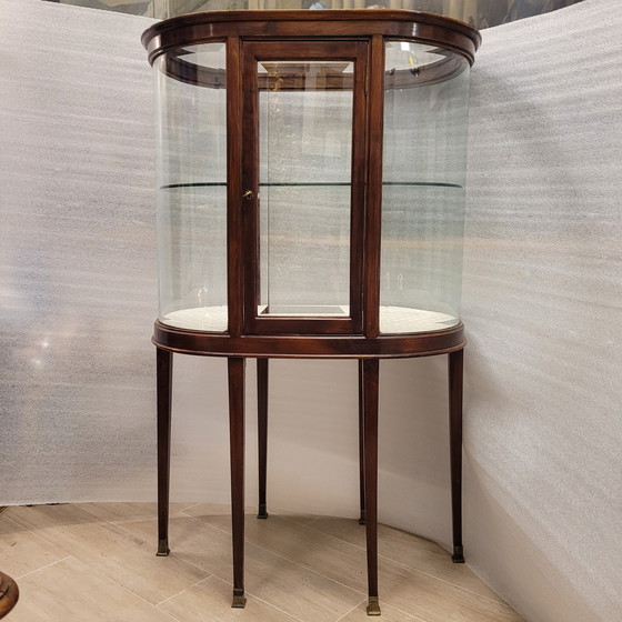 Image 1 of Vitrina, Madera De Caoba, Estilo Eduardiano, Pp. S. Xx – Inglaterra