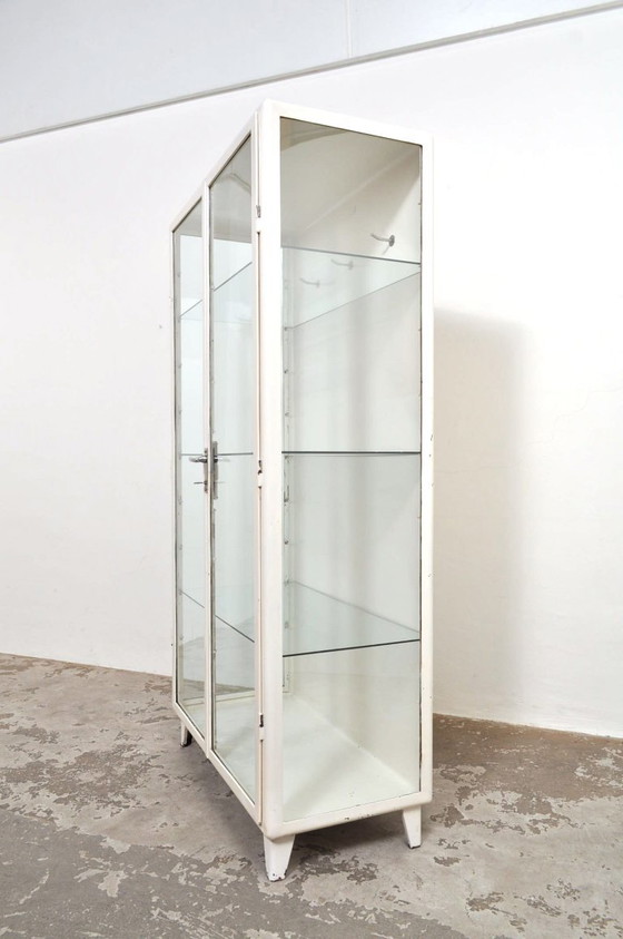 Vitrina/armario de boticario antiguo, 1979 – Glass, Metal (photo 8 of 8)