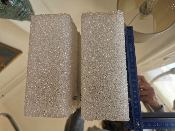 Image 1 of Par de apliques de pared de plexiglás de los años 60