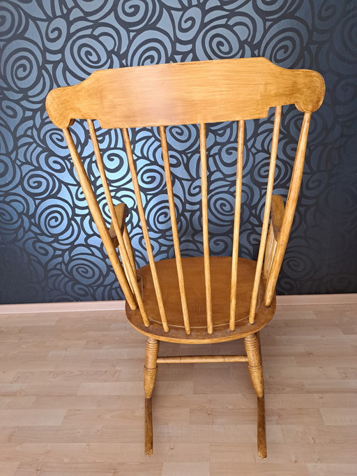 Wooden vintage rocking chair