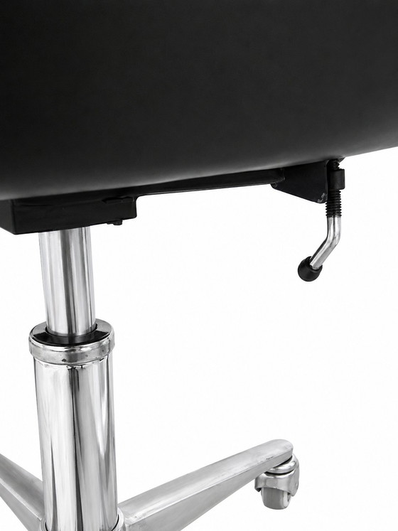Wilkhahn Delta 2000 bureaustoel – leer & aluminium – designklassieker – Wilkhan, Draaistoelen, Leather (photo 7 of 10)