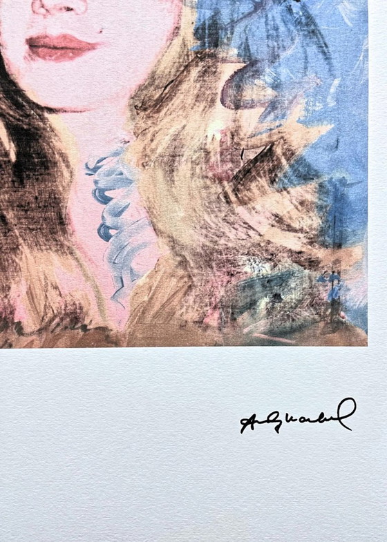 D'après Andy Warhol, la baronne Thyssen, années 1980, lithographie – Lithographies et sérigraphies, Paper (photo 4 of 7)