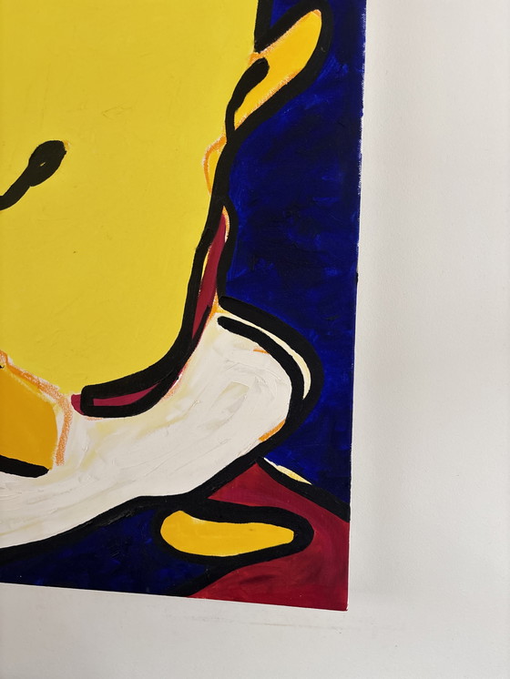 Image 1 of Modern Abstract Olieverfschilderij