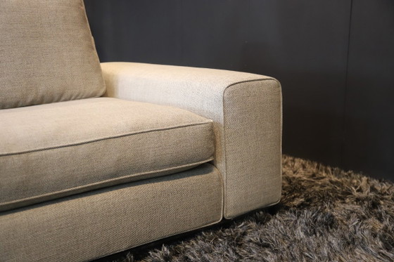 Image 1 of Minotti Williams 3-zitsbank met lounge – nieuw gestoffeerd