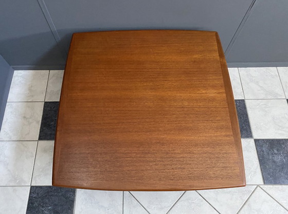 Image 1 of Teak square coffee table by Grete Jalk for Glostrup Denmark