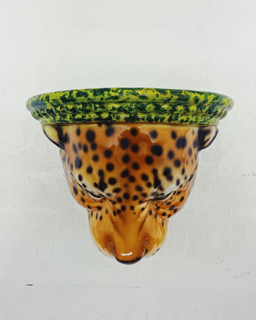 Étagère Murale Léopard en Céramique