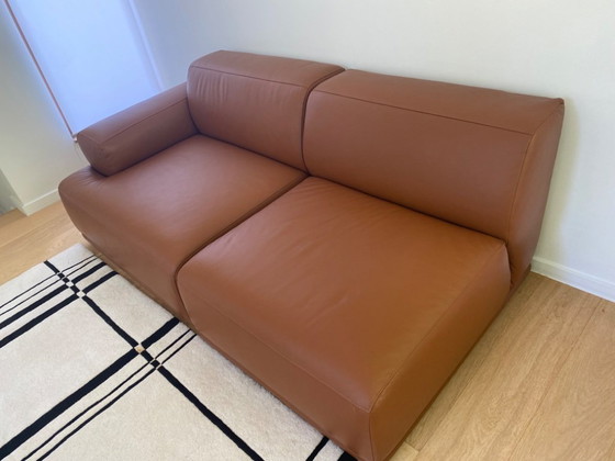 Muuto Connect Soft – 2 nouveaux modules – Cuir cognac – Canapé design – Canapés modulables, Leather (photo 6 of 7)