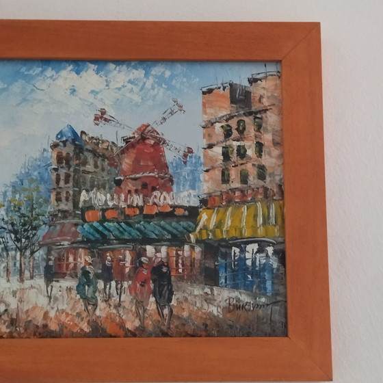 Image 1 of Dipinto del Moulin Rouge, Parigi