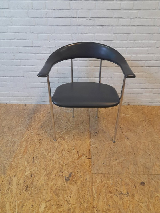 Image 1 of 4 chaises de salle à manger P40 de Fasem