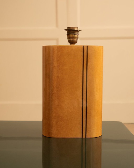 Parchment table lamp - Italy 1970s