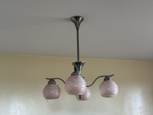 Lamp – kroonluchters, Glass, Metal