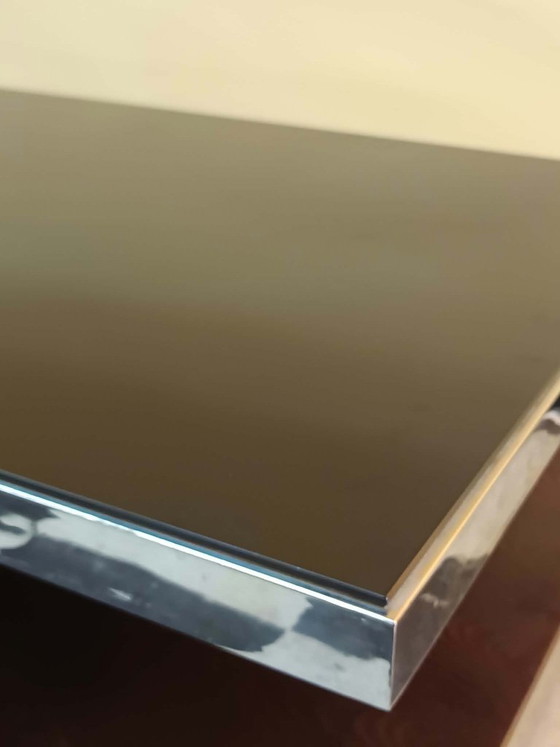 Designer Couchtisch Glas und Chrommetall – Couchtische (photo 11 of 13)