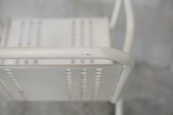 Image 1 of 2x Alveolate Steel Armchairs France