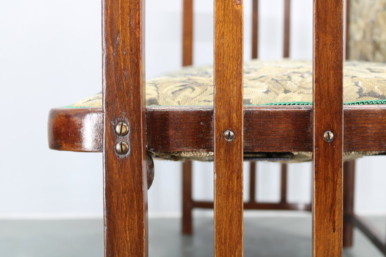 Image 1 of Josef Hoffmann Variation of Art Nouveau "Fledermaus" Sofa