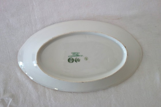 Image 1 of 2 dinner plates, soup plates, dessert plates and Legrand Limoges 1920 serving dish
