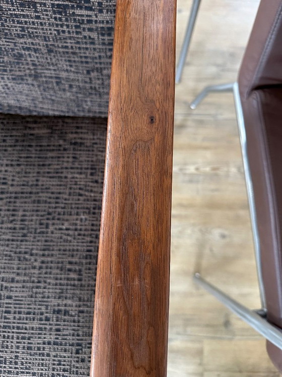6x Harvink Dining Chairs 3 Leather and 3 Upholstered (photo 4 of 5)