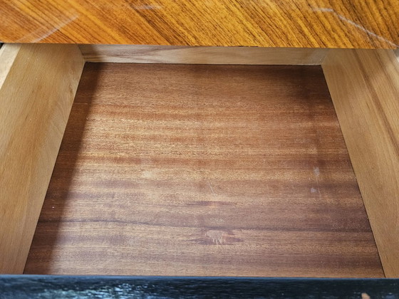 Image 1 of Commode en acajou du Mid Century des années 1950 avec miroir