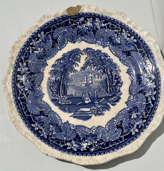 Image 1 of Mason's Ironstone bord uit de serie "Vista", vervaardigd in Engeland
20 cm diameter 