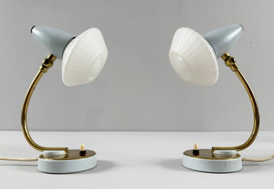 Image 1 of Mid Century Lampes de table/lampes à poser, France, années 1960