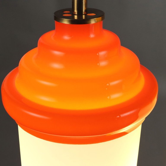 1960s Lamp with Colored Glass – Pendant lamps, Aluminium (photo 6 of 13)