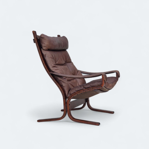 1970s, Norwegian Design by Ingmar Relling for Westnofa, Model "Siesta" with Armrests