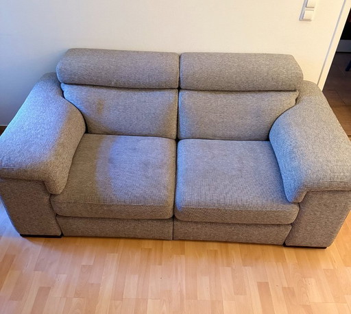 Light grey recliner sofa for sale