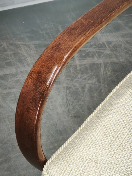 Image 1 of Fauteuil Art Déco Jindřich Halabala en bois courbé, Tchécoslovaquie 1940