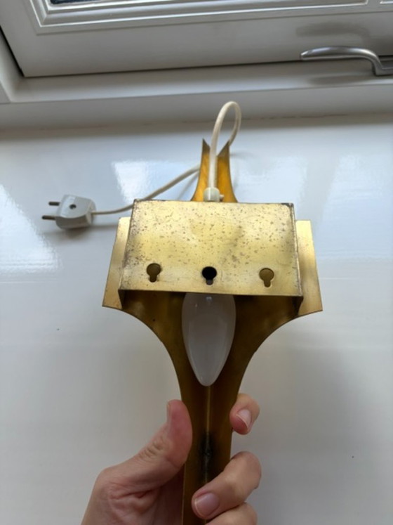 Vintage wall lamps Wilhelm Braun Feldweg - voor Doria Leuchten Germany – Wall lights, Metal, Brass (photo 9 of 11)