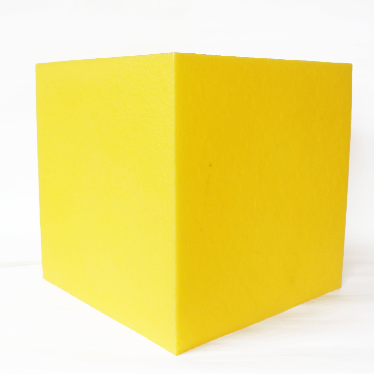 Heico Vintage Cube Lamp – Yellow (1980s, Germany)