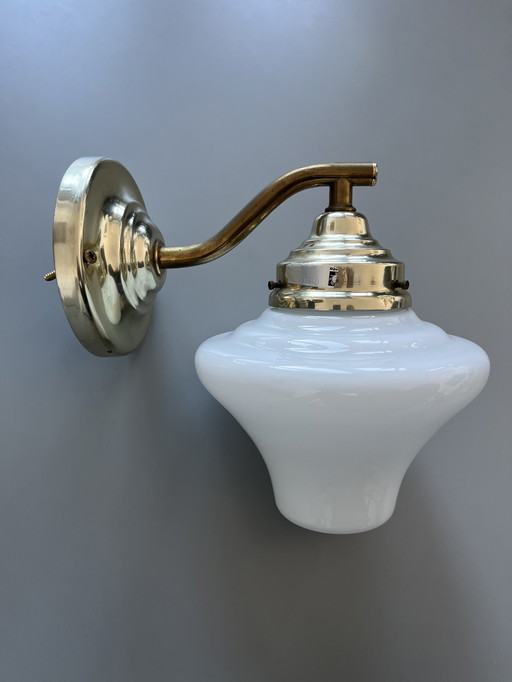 Lampe murale Art Déco conçue par Jan Wickelgren