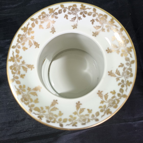 Wunderschöne antike Porzellan-Teekanne auf Réchaud – Pariser Eleganz von Pillivuyt – Geschirr, Ceramic (photo 8 of 14)