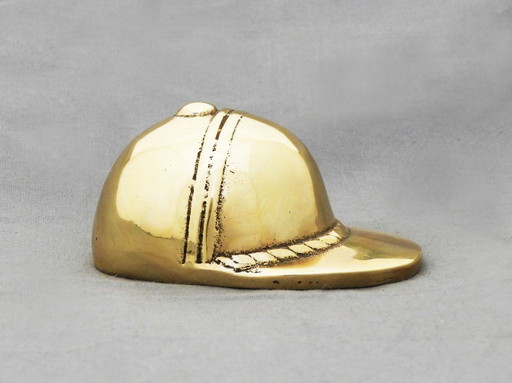 Gucci Style Brass Bottle Opener, Jockey's Cap, Italy, circa 1970