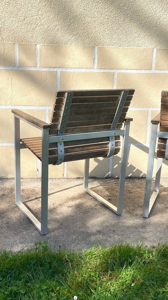 Image 1 of Pair of Esprit Karin Mobring armchairs from Ikea