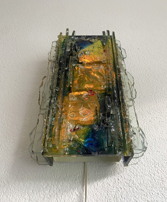 Image 1 of Set of 3 vintage Raak Chartres wall lamps 70's