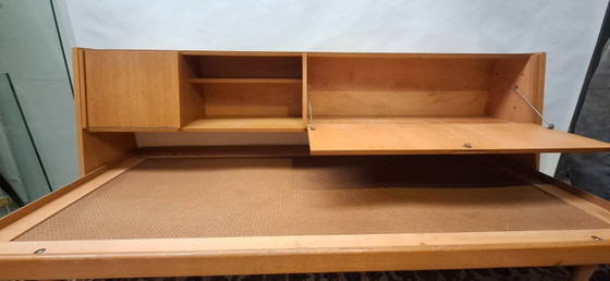 Vintage Mid-Century Daybed of Slaapbank met een geïntegreerd opbergbord – Wood (photo 6 of 10)