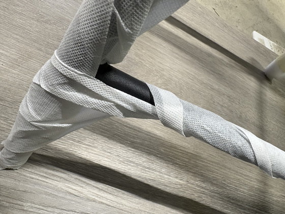 Image 1 of Velvet barkruk mikky blauw