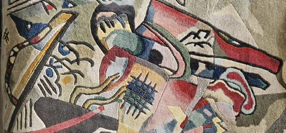 Image 1 of Prachtig wandtapijt Kandinsky
